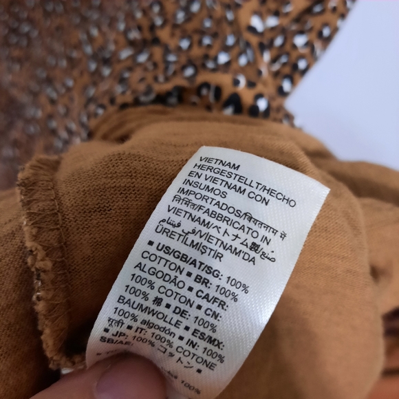 Goodthreads Leopard Print Dress with Ruffled Sleeves - Picture 5 of 6